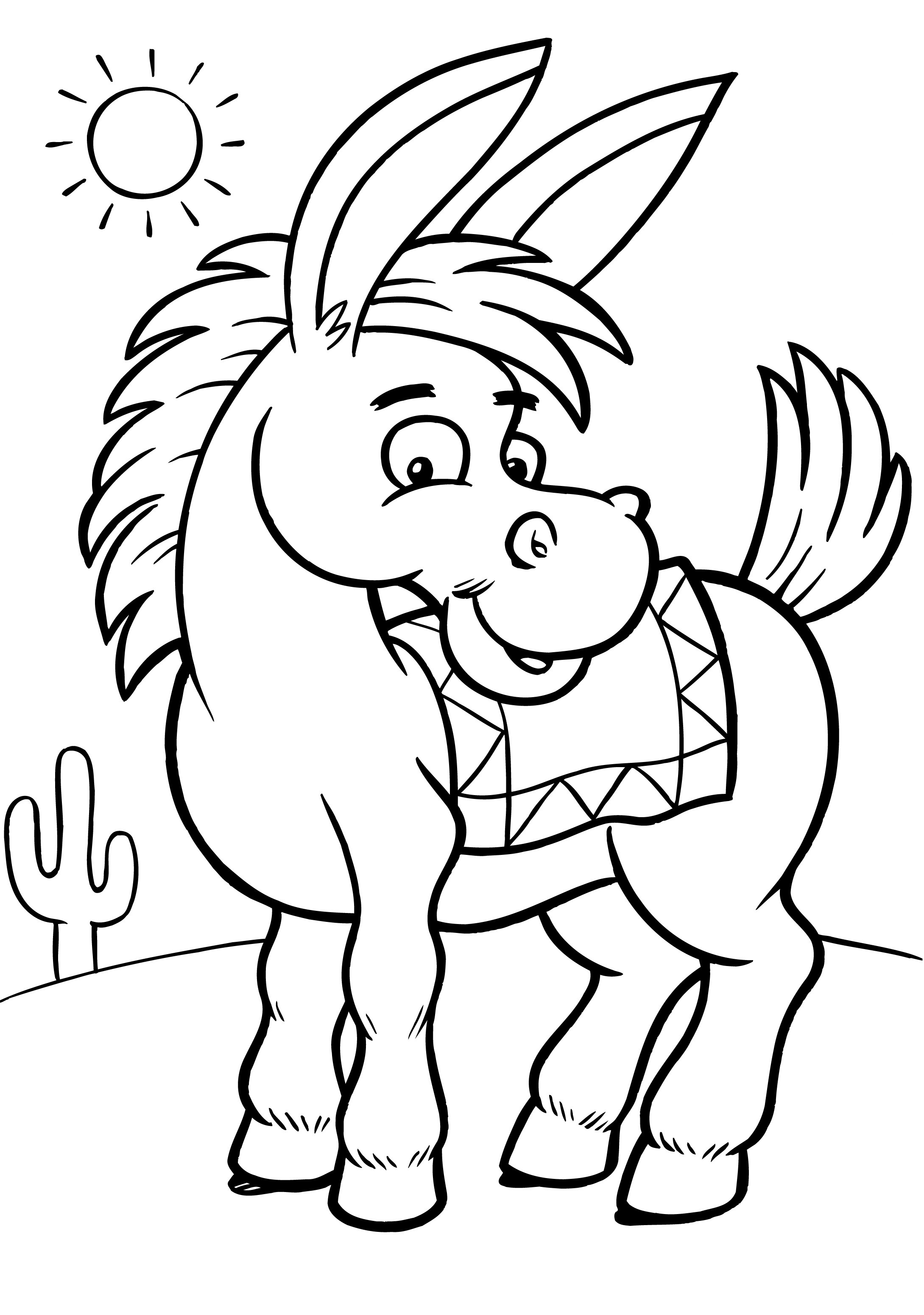 133 Free Horse Coloring Pages for Kids Printable 25