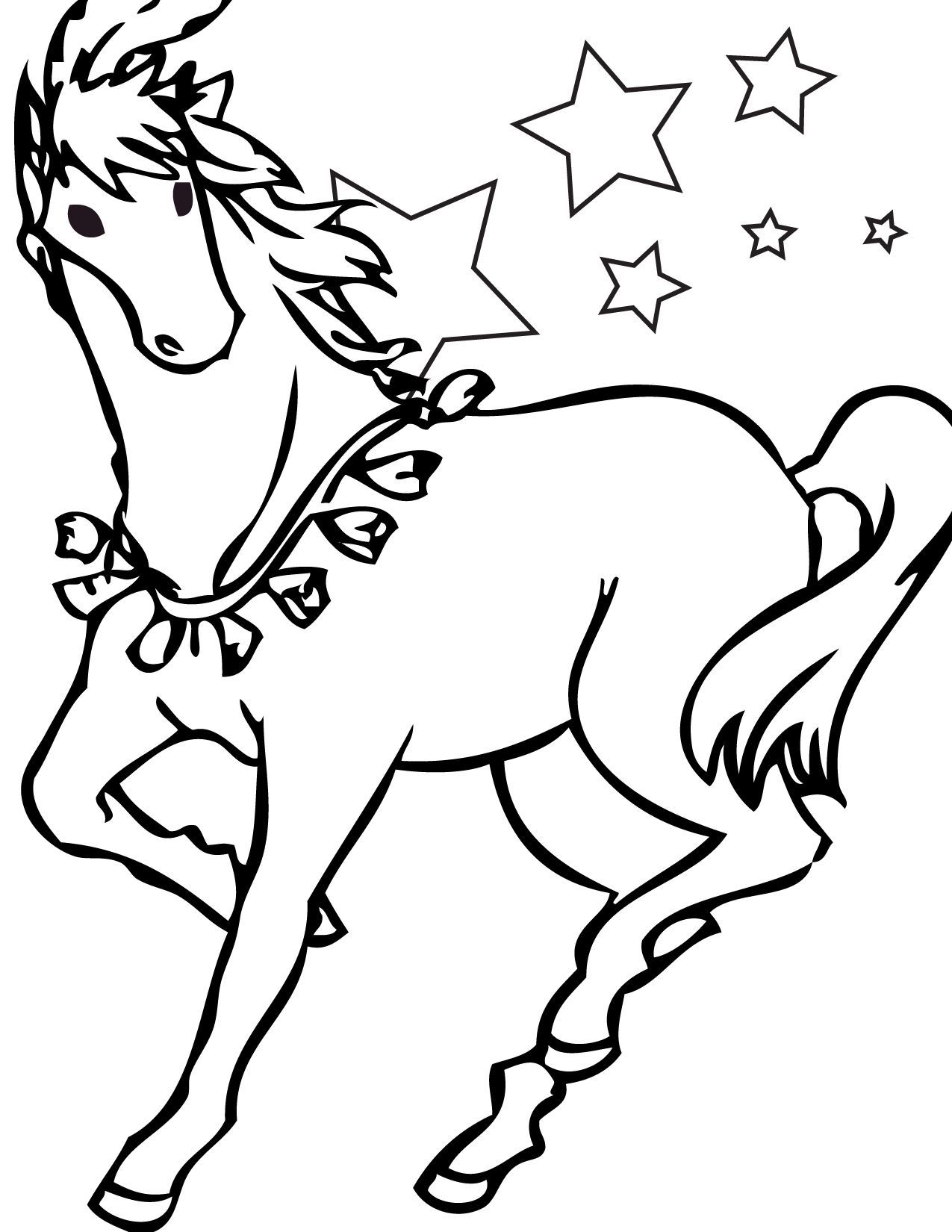 133 Free Horse Coloring Pages for Kids Printable 31