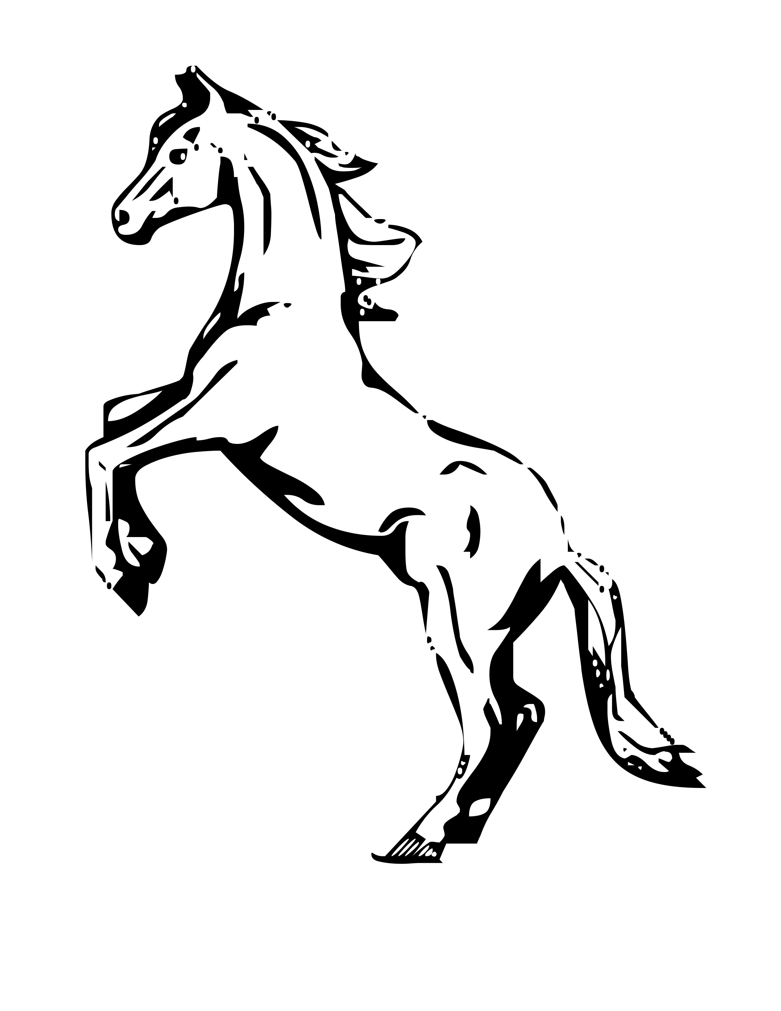 133 Free Horse Coloring Pages for Kids Printable 62