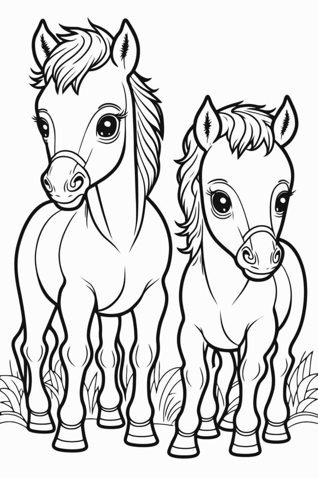 133 Free Horse Coloring Pages for Kids Printable 72