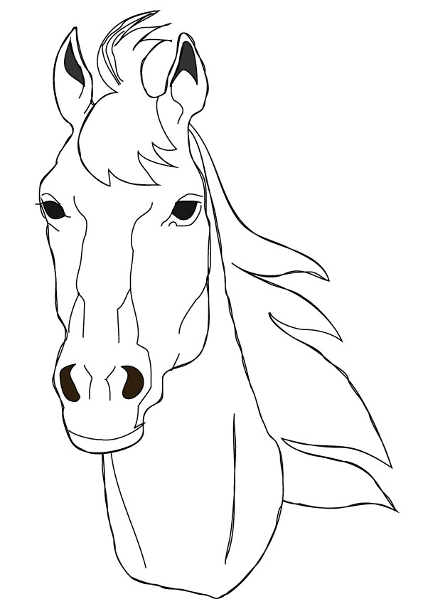 133 Free Horse Coloring Pages for Kids Printable 98