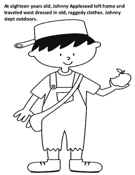 138 Legendary Johnny Appleseed Coloring Pages Printable 126