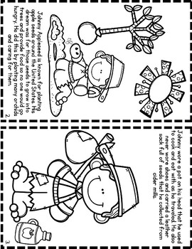 138 Legendary Johnny Appleseed Coloring Pages Printable 54