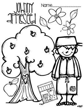 138 Legendary Johnny Appleseed Coloring Pages Printable 65