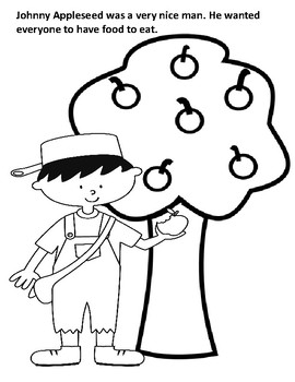 138 Legendary Johnny Appleseed Coloring Pages Printable 66