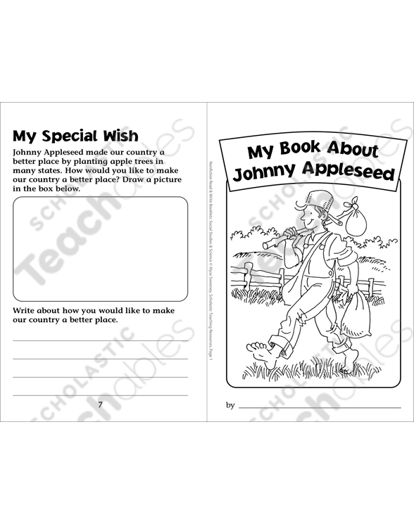 138 Legendary Johnny Appleseed Coloring Pages Printable 83