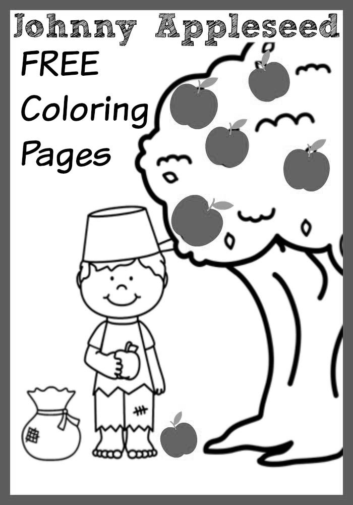 138 Legendary Johnny Appleseed Coloring Pages Printable 96