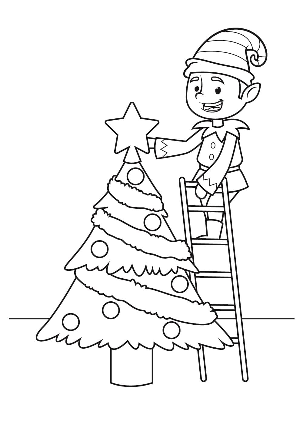 196 Free Elf Coloring Pages For Kids Printable 185