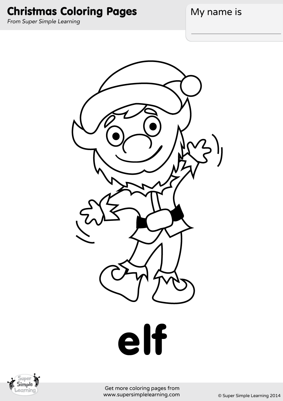 196 Free Elf Coloring Pages For Kids Printable 191