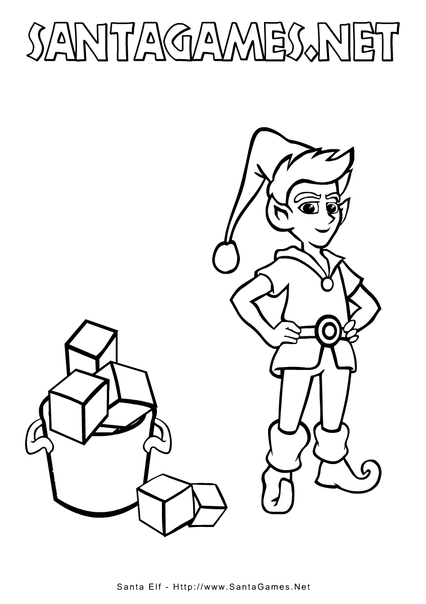 196 Free Elf Coloring Pages For Kids Printable 194