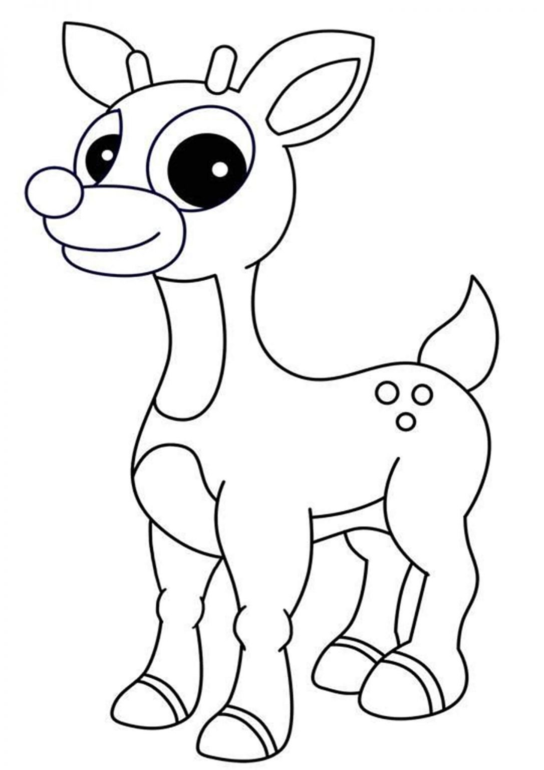 27 Festive Rudolph Coloring Pages Printable 14