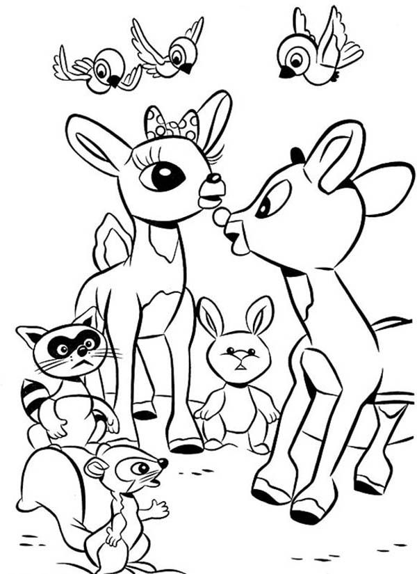 27 Festive Rudolph Coloring Pages Printable 28