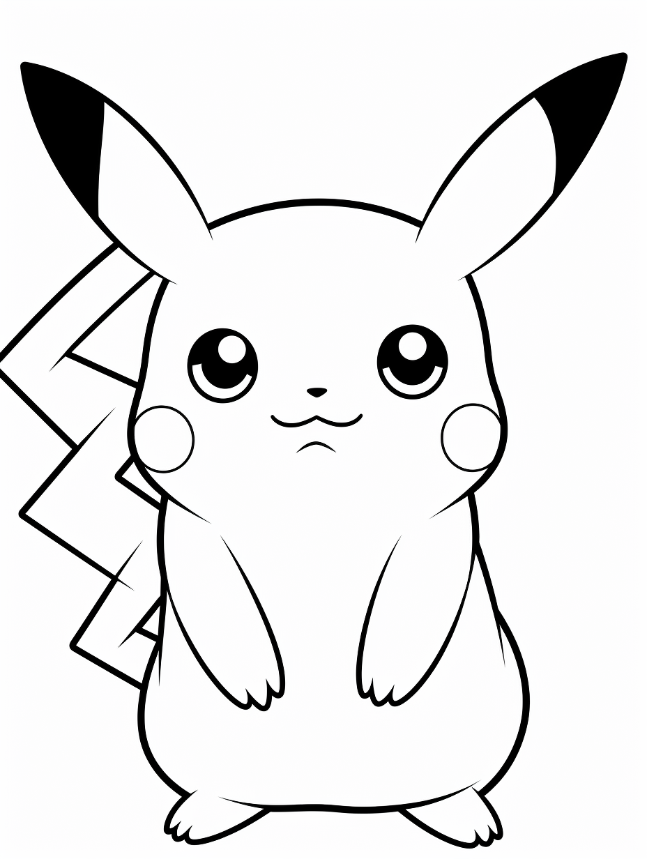 28 Fun Pikachu Coloring Pages Printable 20