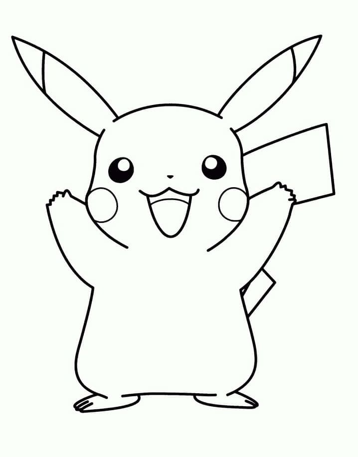 28 Fun Pikachu Coloring Pages Printable 21