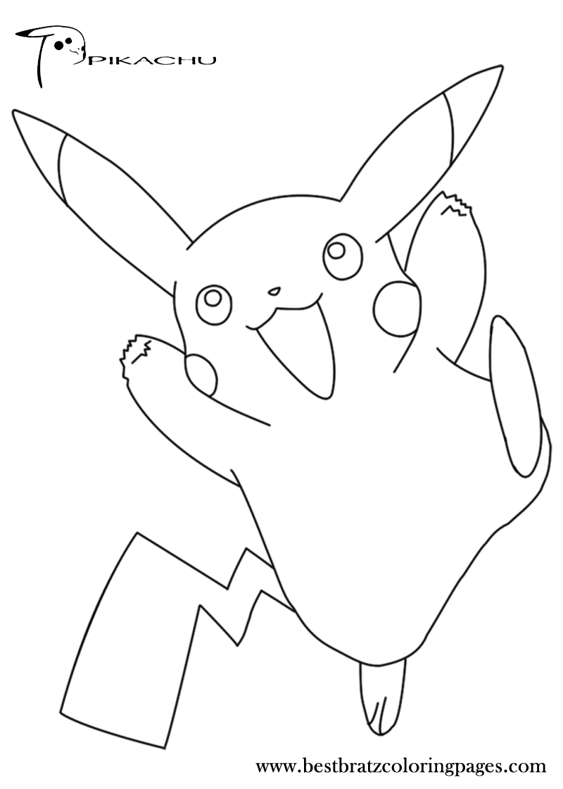 28 Fun Pikachu Coloring Pages Printable 22