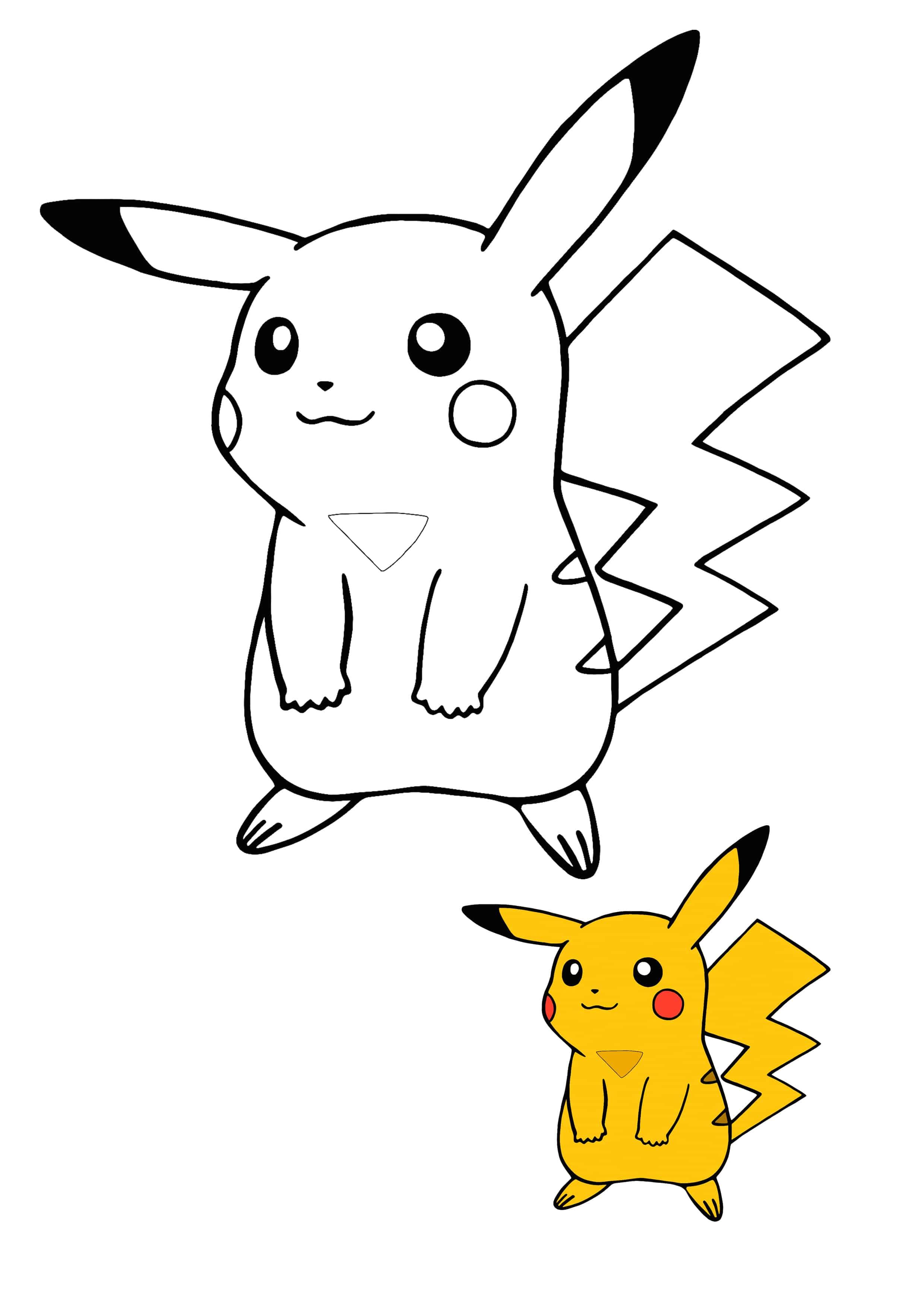 28 Fun Pikachu Coloring Pages Printable 27