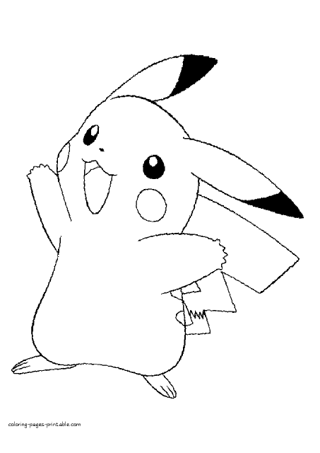 28 Fun Pikachu Coloring Pages Printable 29