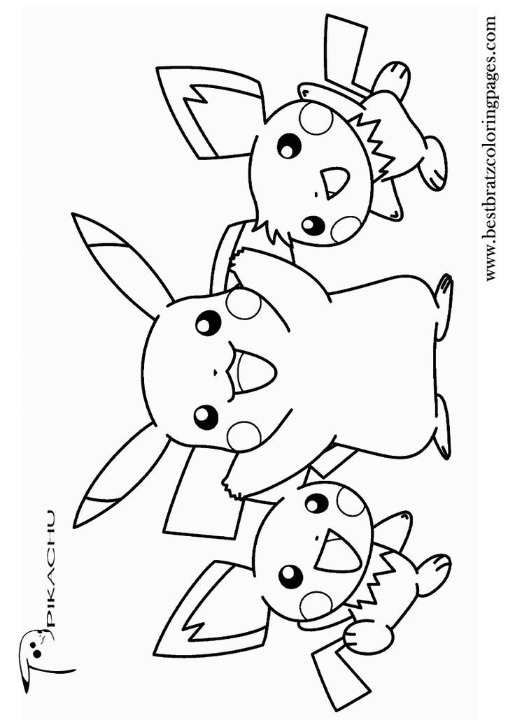 28 Fun Pikachu Coloring Pages Printable 31