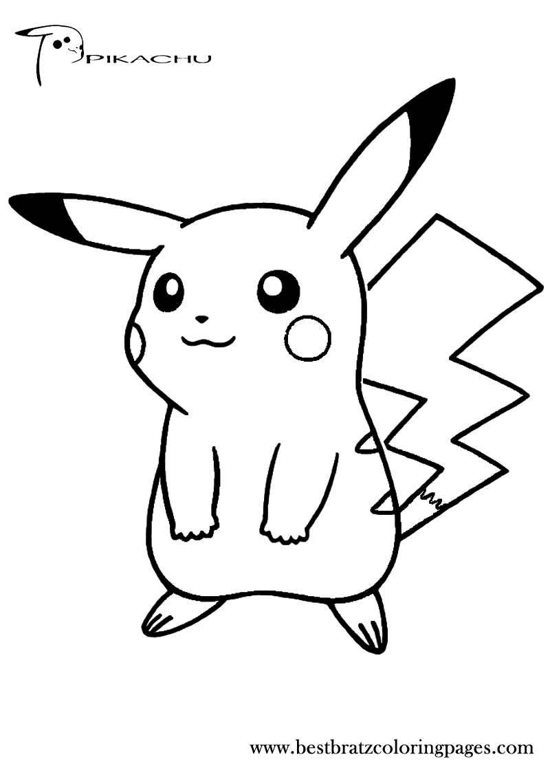 28 Fun Pikachu Coloring Pages Printable 32