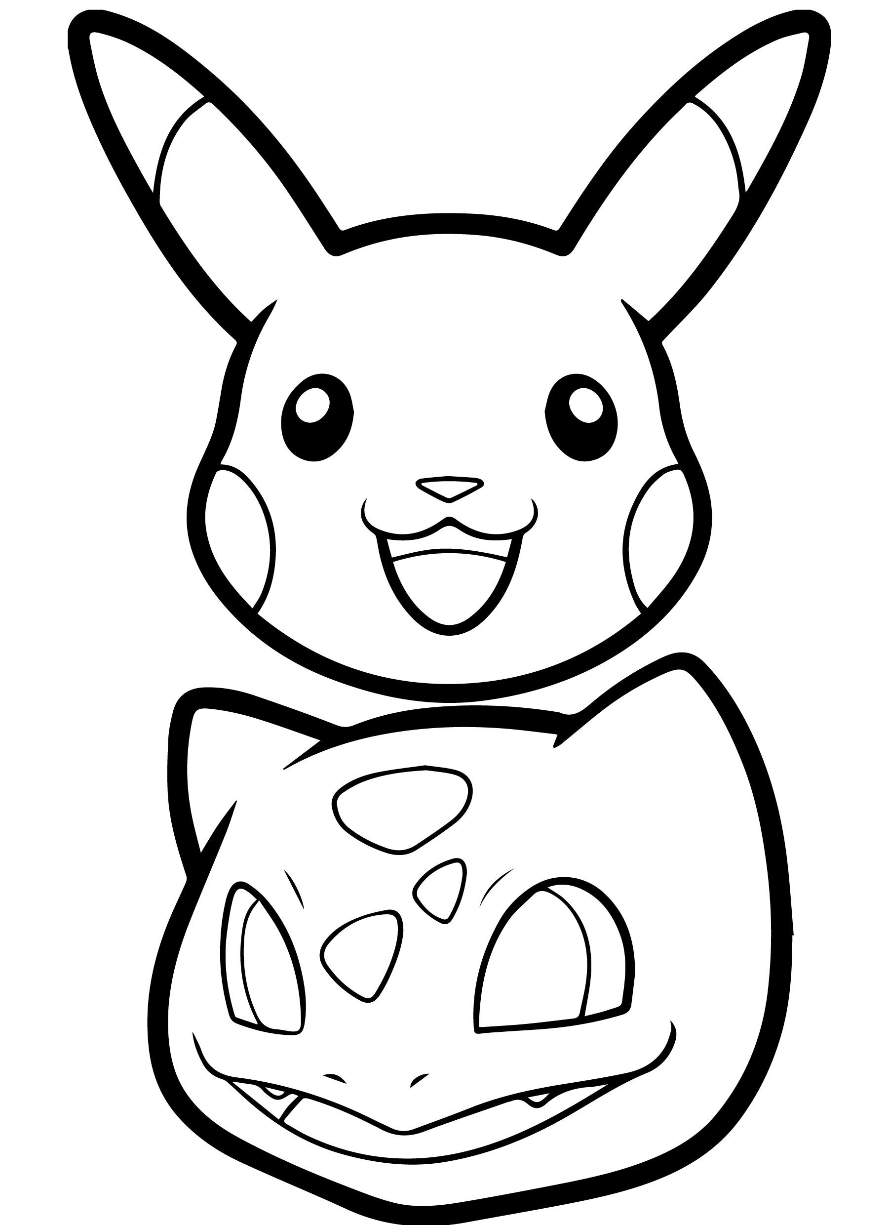 28 Fun Pikachu Coloring Pages Printable 34