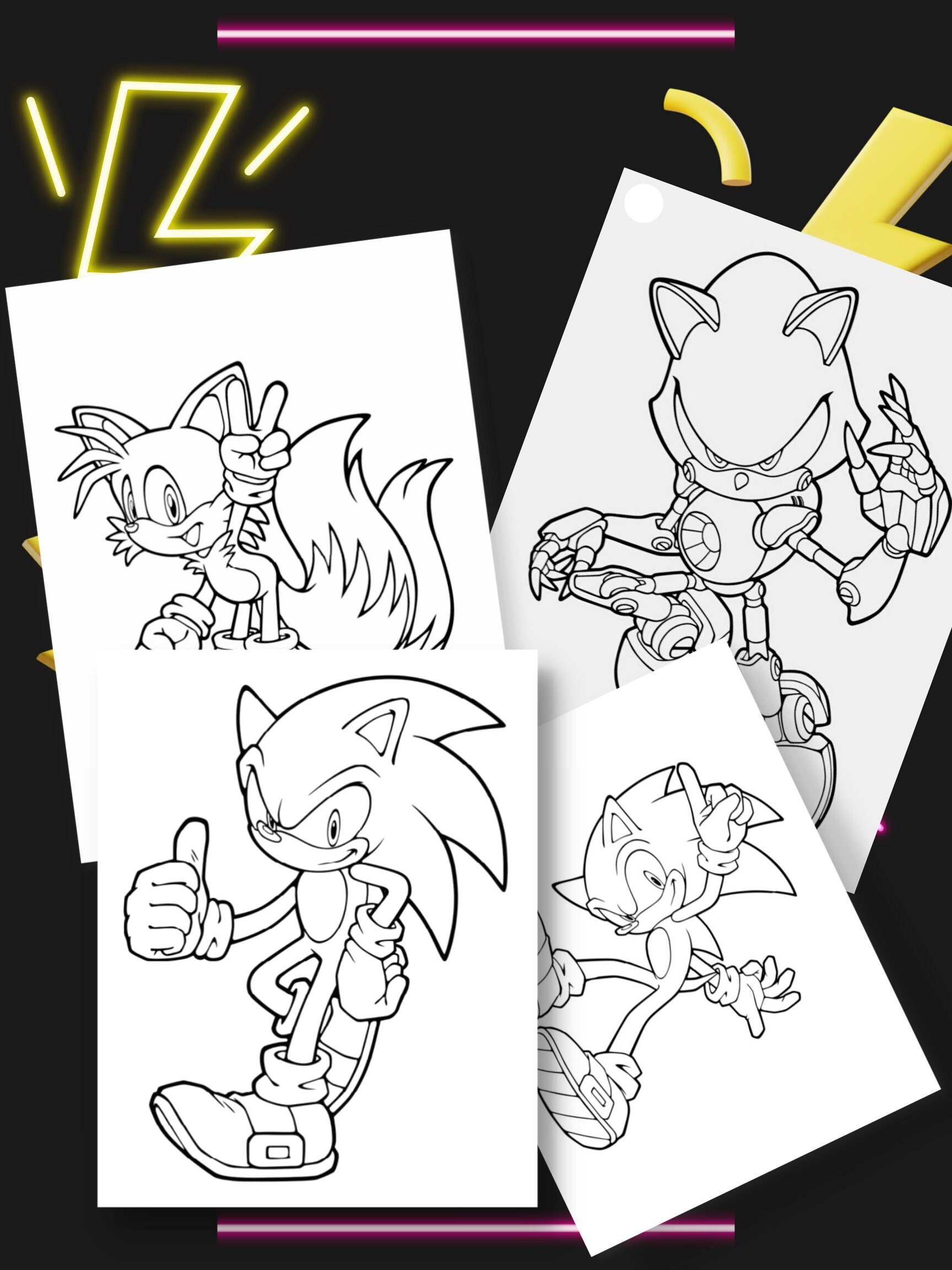 30 Baby Sonic Coloring Pages Printable