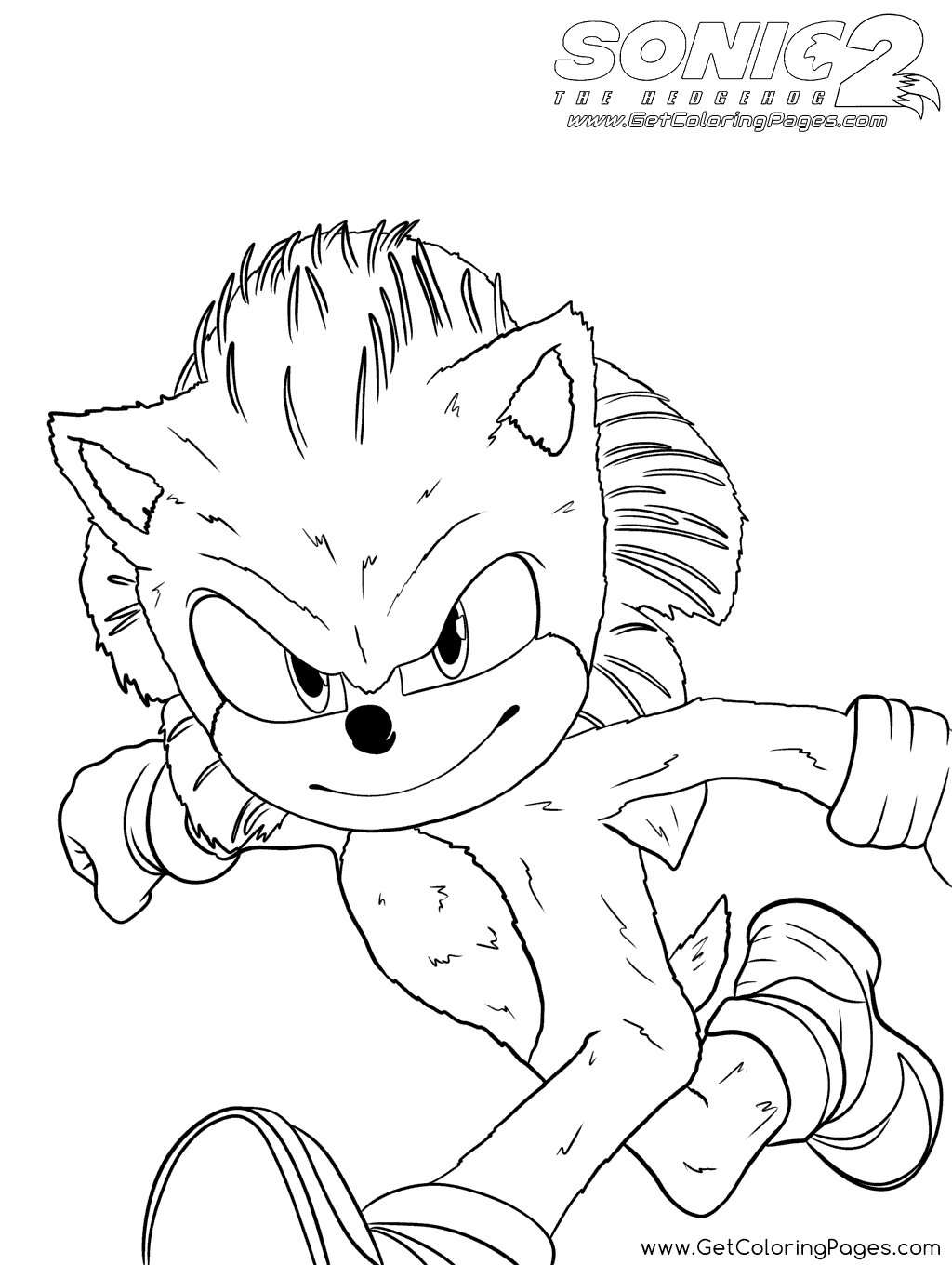 30 Coloring Pages Sonic the Hedgehog Printable