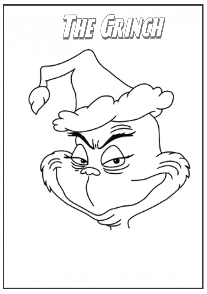 30 Grinch Coloring Pages Printable 10