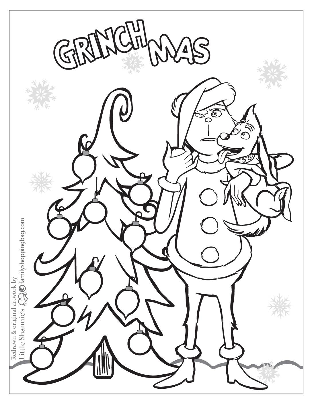 30 Grinch Coloring Pages Printable 2