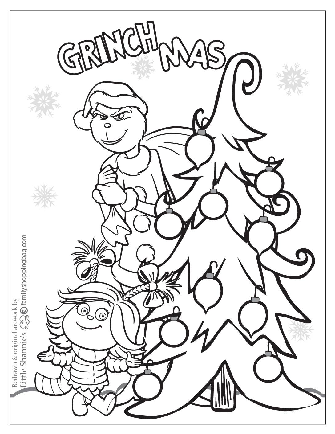 30 Grinch Coloring Pages Printable 25