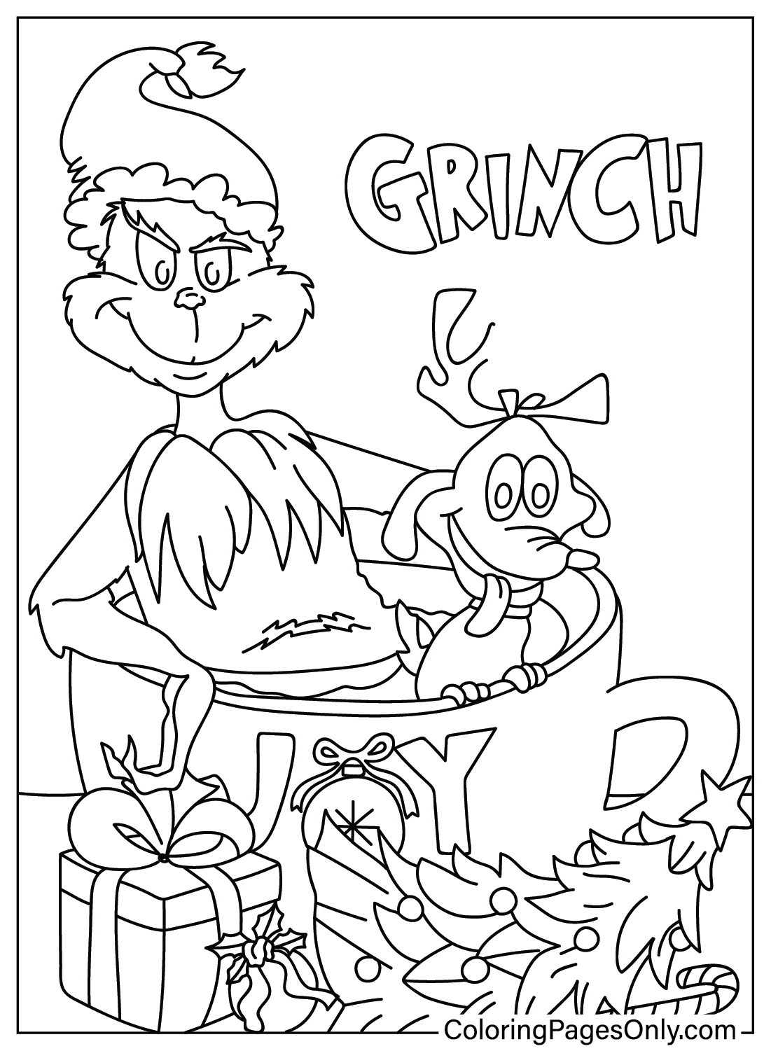 30 Grinch Coloring Pages Printable 30