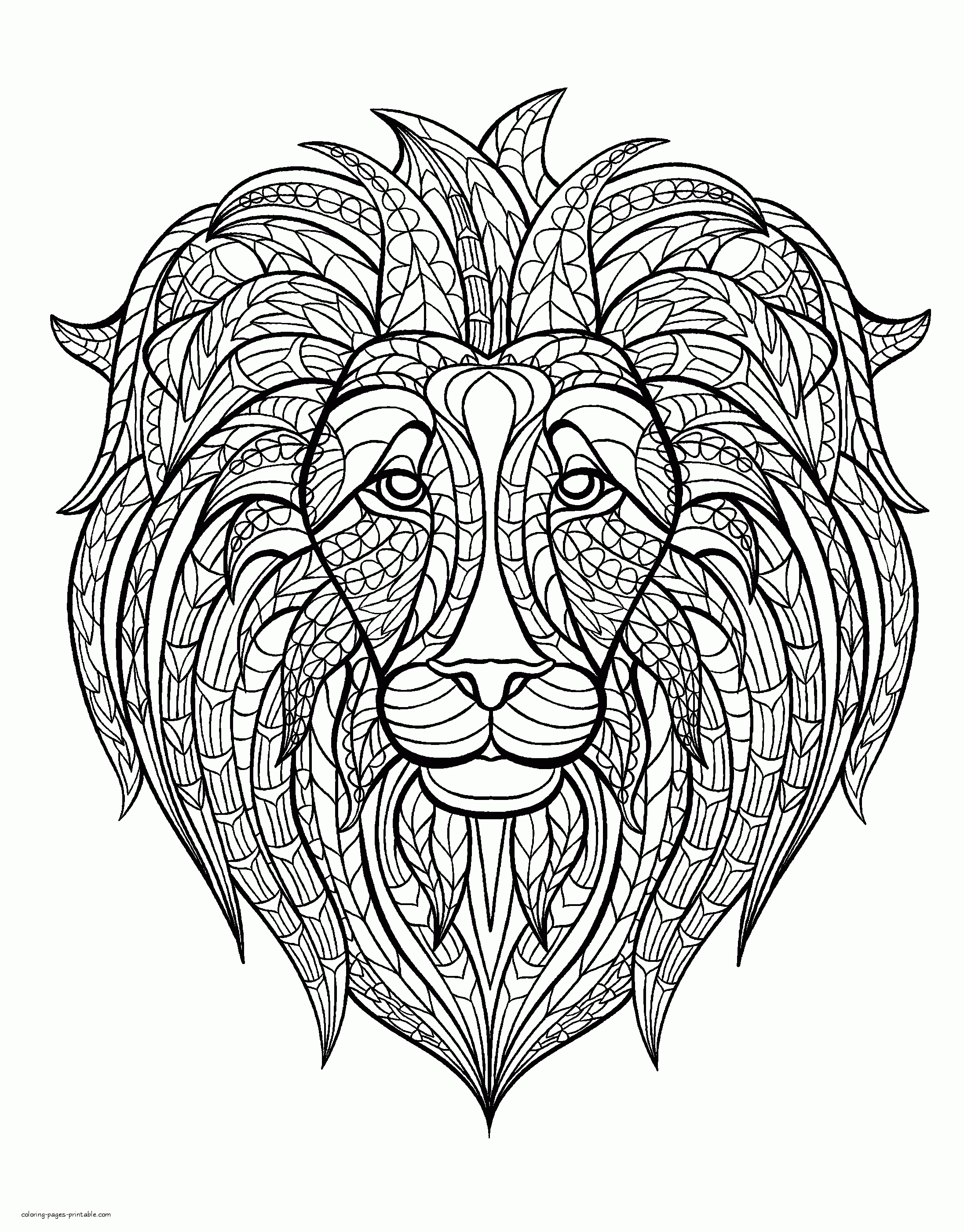 31 Majestic Lion Coloring Pages Printable 10