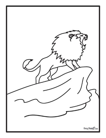 31 Majestic Lion Coloring Pages Printable 16