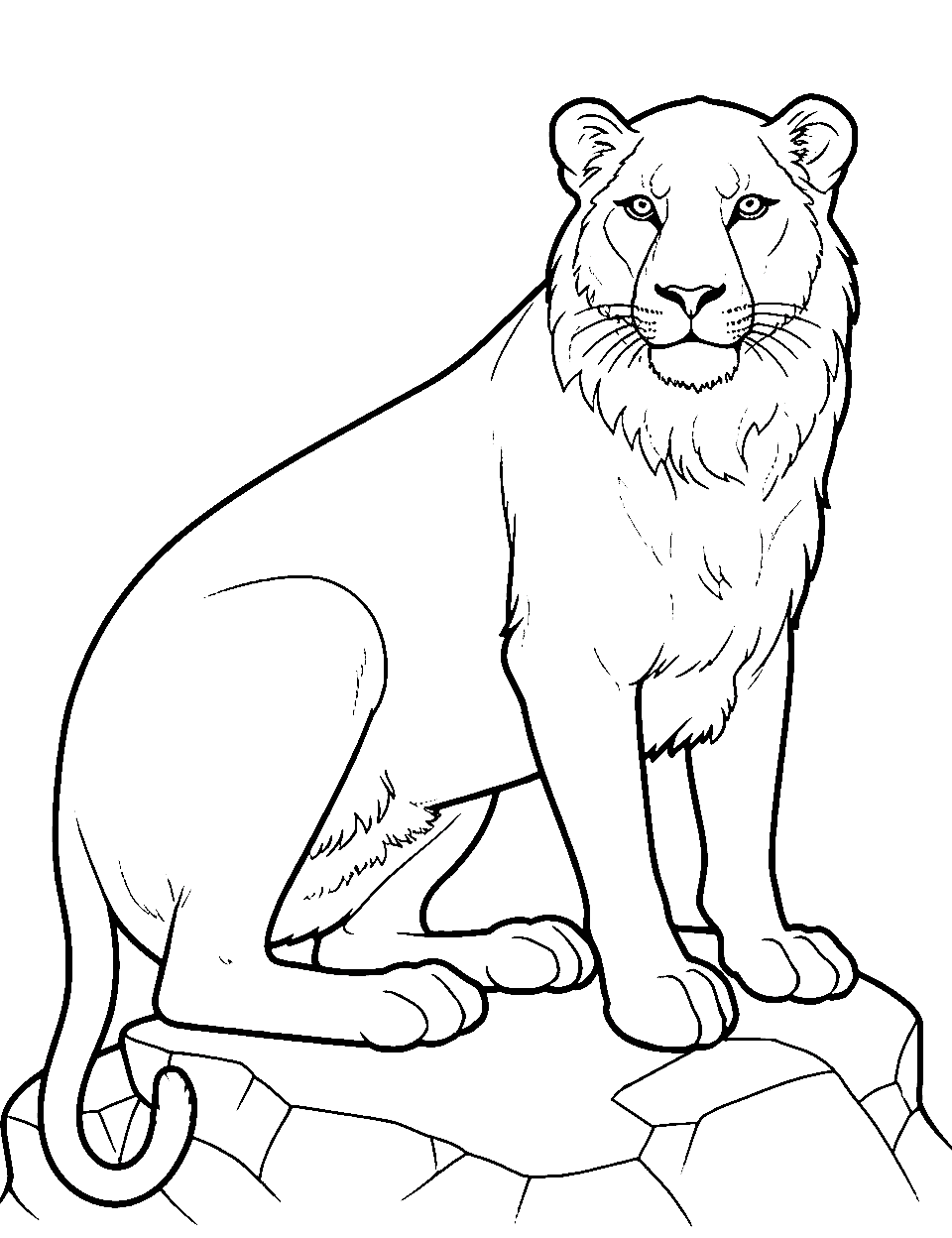 31 Majestic Lion Coloring Pages Printable 23