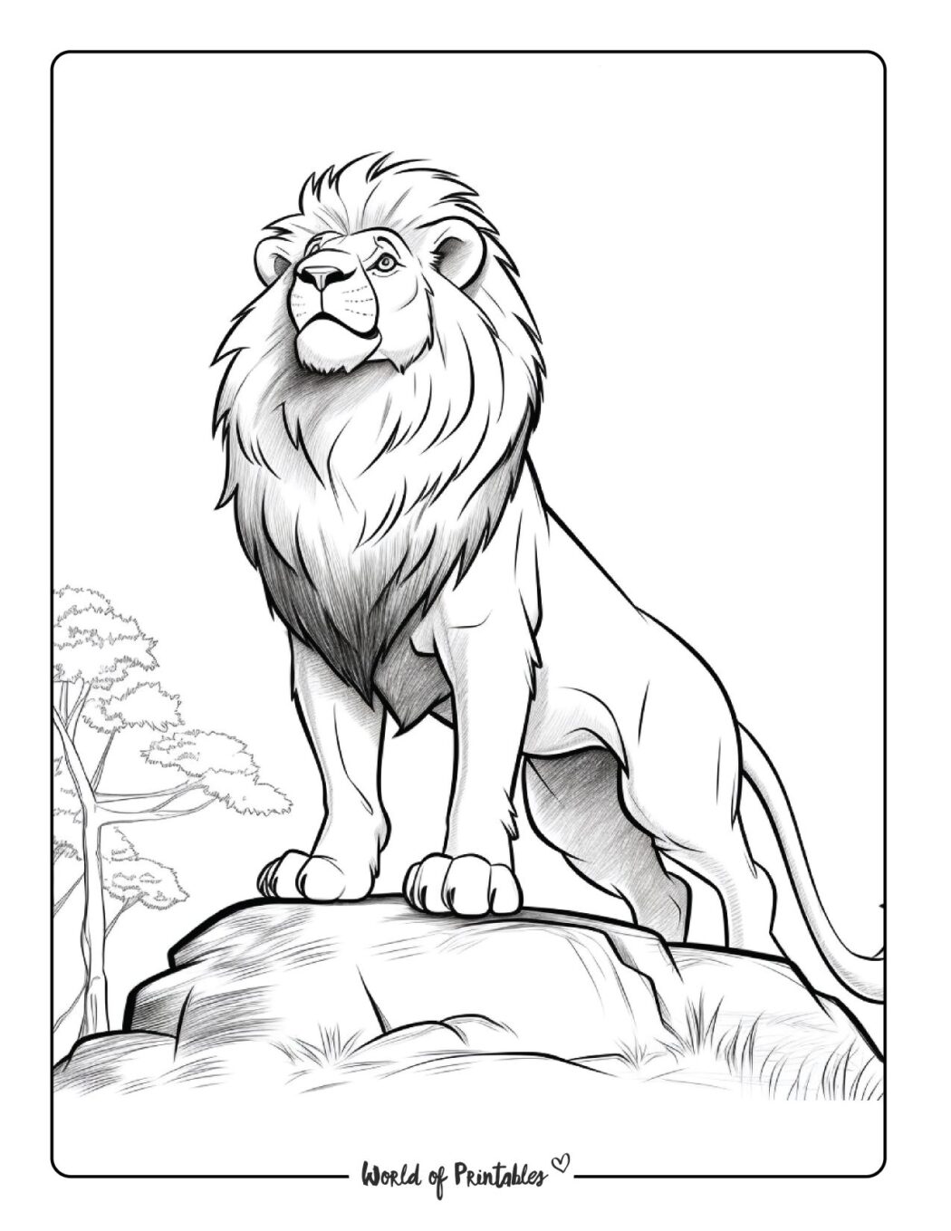 31 Majestic Lion Coloring Pages Printable 27