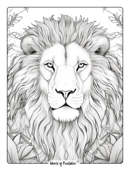 31 Majestic Lion Coloring Pages Printable 33