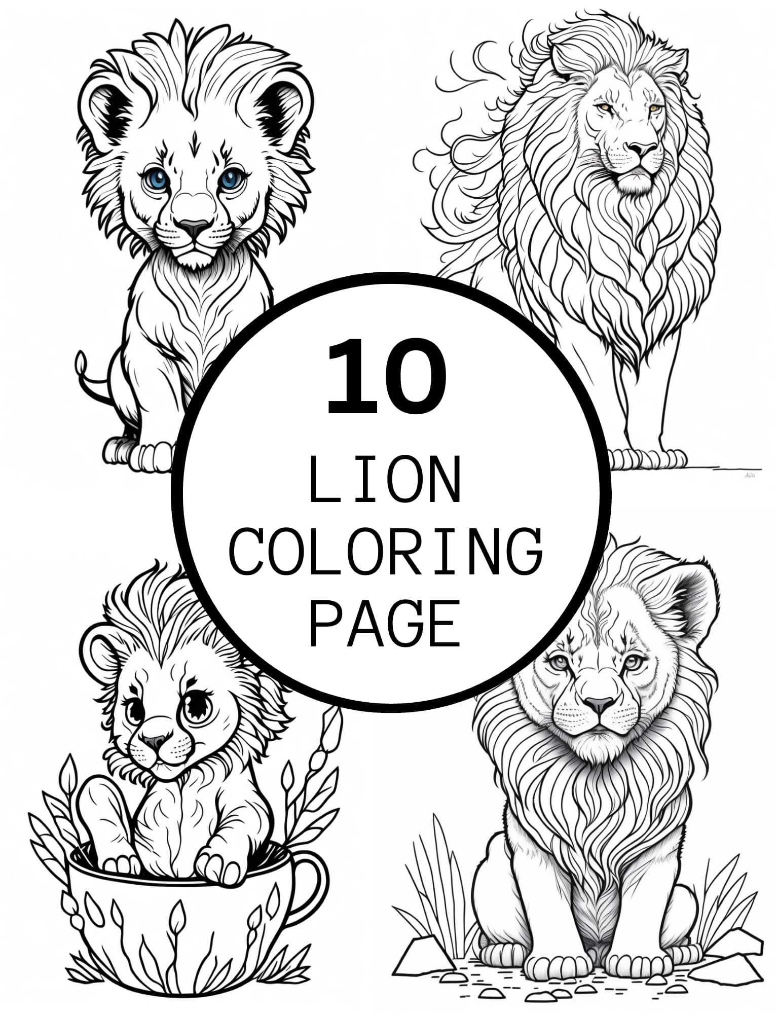 31 Majestic Lion Coloring Pages Printable 34