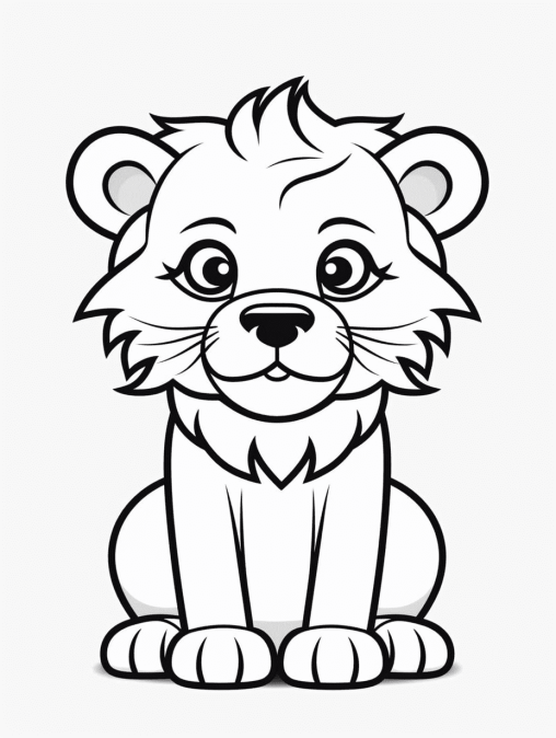 31 Majestic Lion Coloring Pages Printable 6