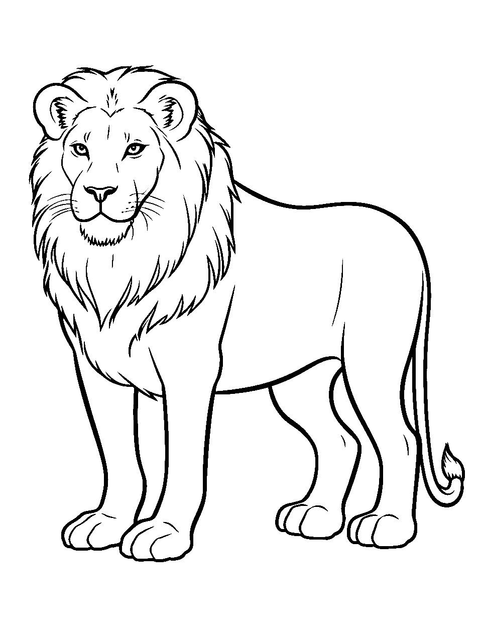 31 Majestic Lion Coloring Pages Printable 8