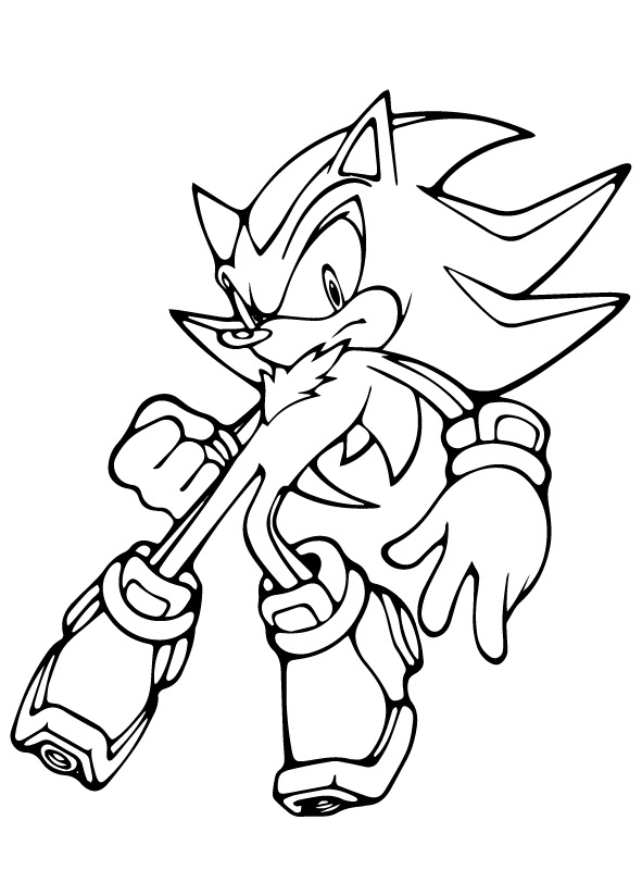 31 Sonic Wolf Coloring Pages Printable