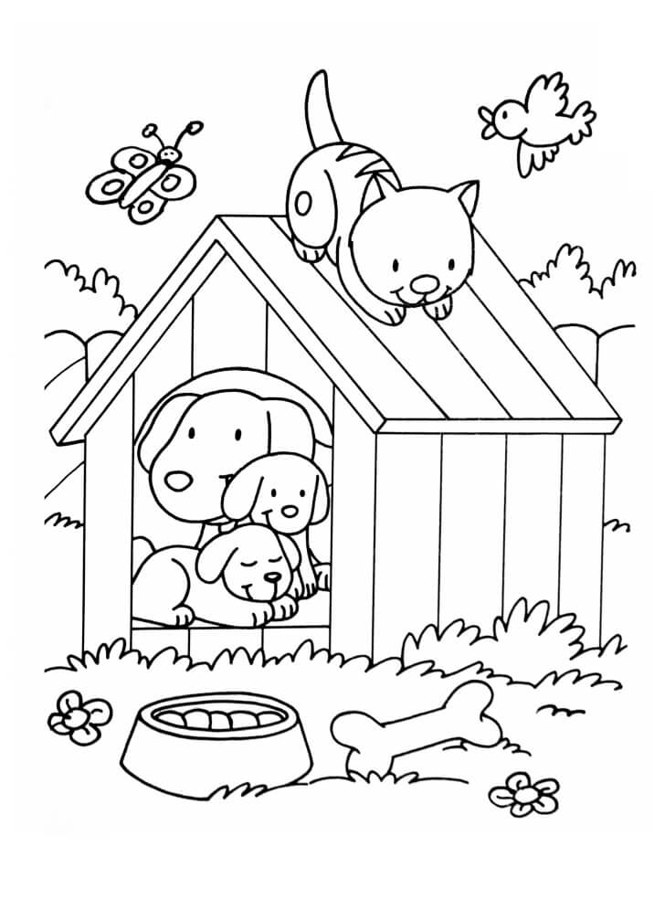 32 Creative House Coloring Pages Printable 1