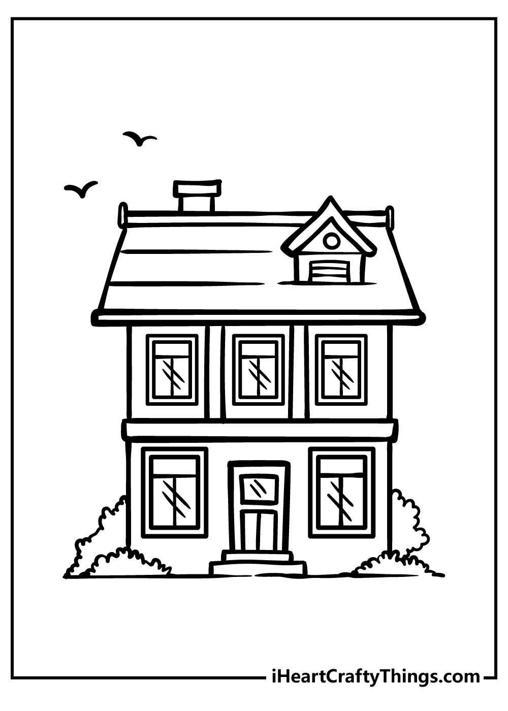 32 Creative House Coloring Pages Printable 10