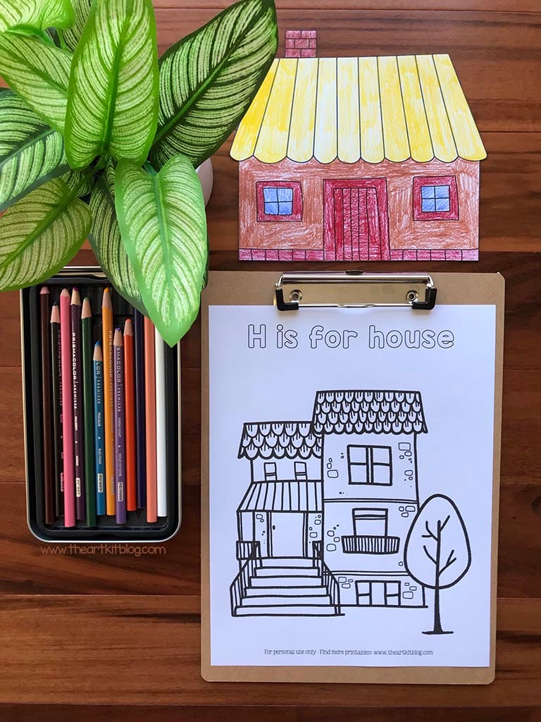 32 Creative House Coloring Pages Printable 12