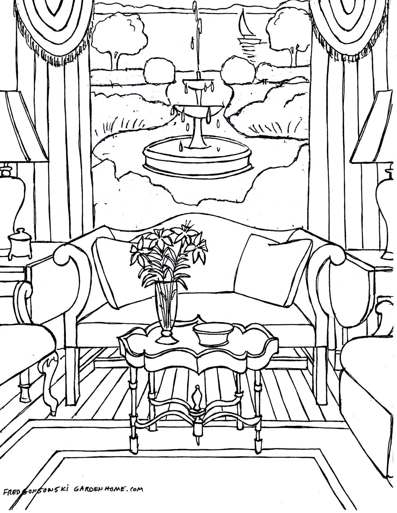 32 Creative House Coloring Pages Printable 14