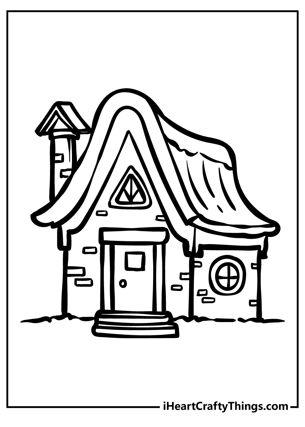 32 Creative House Coloring Pages Printable 32