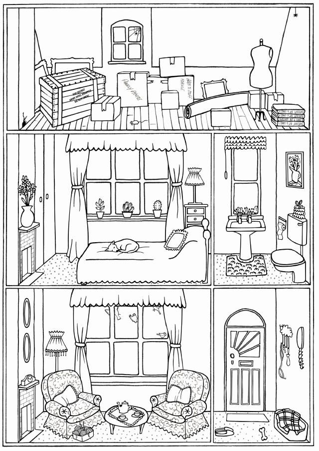 32 Creative House Coloring Pages Printable 33