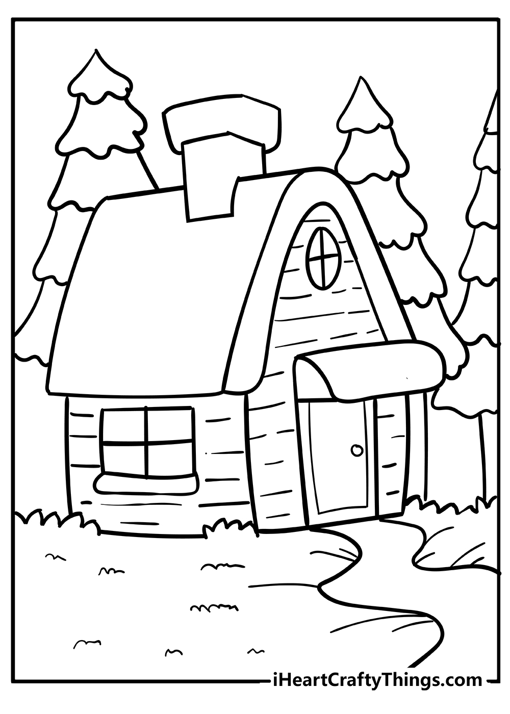 32 Creative House Coloring Pages Printable 7