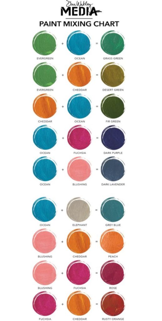 32 Curious Blue and Yellow Mixed Color Guide Printable 23