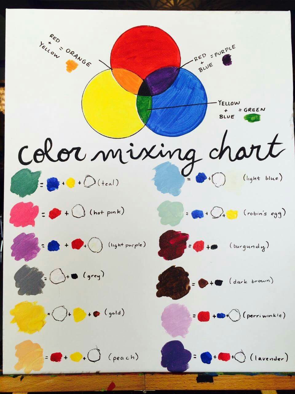 32 Curious Blue and Yellow Mixed Color Guide Printable 8