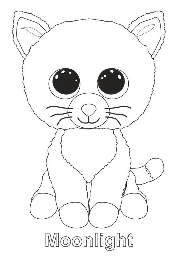 34 Cute Beanie Boos Coloring Pages Printable 11