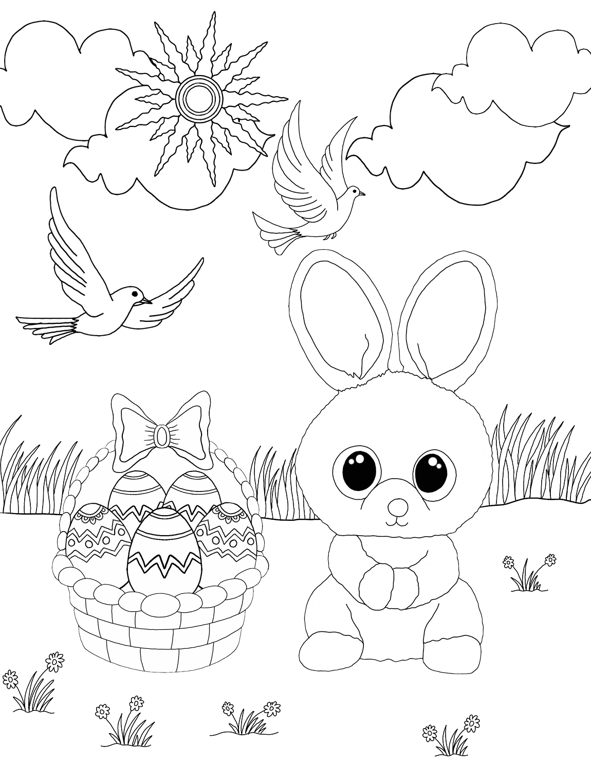 34 Cute Beanie Boos Coloring Pages Printable 15